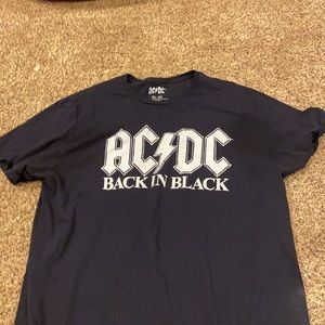 AC/DC back in black t shirt 2XL